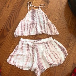 Tie dye two piece set